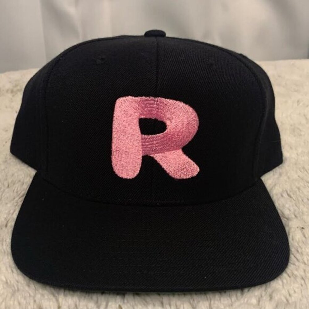 Classics, R Logo, Black and Pink, Baseball Cap- Women's